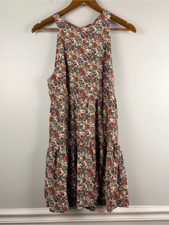NATURAL LIFE Dresses & Skirts - NATURAL LIFE Floral Backless Halter Hallie Dress in Cream size small READ